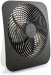 Treva 10-Inch Portable Fan, Powered by Battery and/or AC Adapter - Desk Fan Air Circulating with 2 Cooling Speeds, Personal Fan and Travel Fan for all your needs