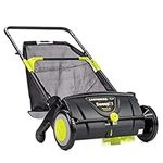 Earthwise LSW70021 21" Wide Black Lawn Sweeper