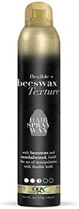 OGX Flexible + Beeswax Texture Hair Spray Wax, Black, 6 Oz