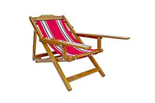 WoodteQ Furniture Pre Assembled Teak Wood Glossy Finish Easy Chair with arm Rest Suitable for Any Age Group for Outdoor and Indoor