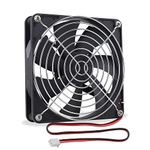 GDSTIME 140mm Fan 140 x 25mm Computer Fan 24V Fan 14CM PC Fan DC Brushless Cooling Fan 96.2CFM Big Airflow Case Fan Cooler For Projector TV box Game Console Xbox Router