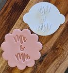 Mr & Mrs Wedding Embosser, Cookie Cupcake Stamp Embosser