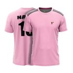 YOURJERSEY Inter Customized and Personalized Football Jersey with Name & Number 2024 (24- (4-6 Year)) Pink