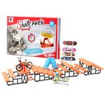 BROKIG Decktoy Finger Skateboard Park For Kids,Mini Fingerboard Skatepark Training Finger Boards Toys Ramp Set Kit Boys Gift (HB10)