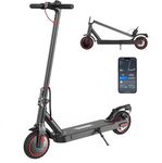 iScooter Electric Scooter, 8.5-10" Tires 30-50KM Range 350-500W Motor Fast Electric Scooter for Adults with APP Control,Multiple Speed Modes, Electronic & Disc Brakes,Foldable Portable E-Scooter