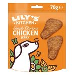 Lily’s Kitchen Made with Natural Ingredients Adult Dog Treats Packet Glorious Chicken Jerky Grain-Free Recipes (8 Packs x 70g)