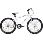 Hero Ozone Unisex Adult 26-7S Frame 18 inches, Electric Bicycles (White/Blue)