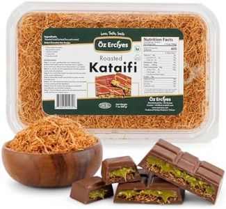 Öz Erciyes Roasted Kataifi 7 oz (200g) – Toasted Shredded Phyllo Dough (Kadayif) for Dubai Chocolate Bar, Pistachio Filling, Baklava & Middle Eastern Desserts