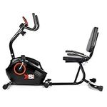 XS Sports Magnetic Recumbent Seated Exercise Bike-Fitness Cardio Weightloss Machine-With PC and Pulse Sensors