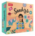 Funskool Handycrafts Handycrafts - Sand Art, Make 6 Different Paintings with Sand, 5 Years +,Art and Craft Kit