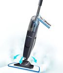 PurSteam Steam Mop Cleaner, Steam Mops for Floor Cleaning - Hardwood/Tiles/Vinyl/Marble - Steam Cleaner for Kitchen, Multifunctional Whole House Steamer, Blue