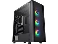 Thermaltake V250 TG ARGB Air - Mesh Front Panel ATX Mid Tower Chasses with 3 Pre-Installed M/B Sync ARGB Front Fans and 1 Black Read Fan CA-1Q5-00M1WN-03