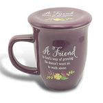 Cathedral Art Friend Ceramic Mug and Coaster, Multicolored