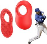 2 Pack Batter's Baseball Thumb Guard for Pro Batters, Hitter Training Aid, Thumb Guard Baseball & Softball Baseball Batting Grip Baseball Accessories Baseball Training Equipment Reduce Bat Sting-Red