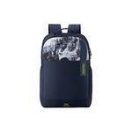 American Tourister Laptop Backpack For Men Women | SPIN Polyester Backpack | Backpack For Office College School, 29 Liters Medium Size, Navy Blue