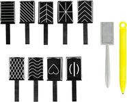 11 Piece Magnet Nail Art Polish Tool Set, Cat Eye Gel Polish 3d Gel Nails Cat Eye Plastic Tool-Suitable for DIY 3d Magnetic, Salon, Studio or Home