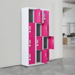 12-Door Locker for Office Gym Shed 