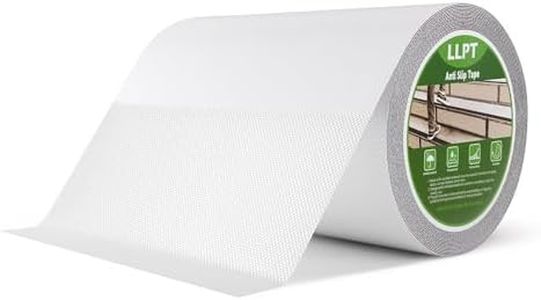LLPT Grip Tape 8" x 36 Ft Ft Clear Heavy Duty Anti Slip Tape for House Stairs Ladders Waterproof Indoor Non Slip Traction Strips for Bathroom Floor Steps Staircase Tread (ASC811PEVA)