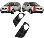 2X FRONT BUMPER GRILL FOG LIGHT FOR FORD FUSION 2N1119953D 2N1119952D