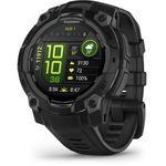 Garmin Instinct® 3 50mm, AMOLED Display, Rugged Outdoor GPS Smartwatch, Metal-Reinforced Bezel, Built-in Flashlight, Up to 18 Days of Battery Life, Charcoal