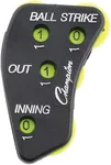 Champion Sports Baseball Umpire 4-Wheel Call Order Indicator, Black