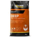 Everbuild Jetcem Deep Rapid Repair Sand and Cement, Grey, 6 kg