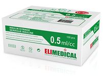 Elimedical Veterinary Syringe U-40 0.5ml 29g x ½” 100pcs/box 05V2913B