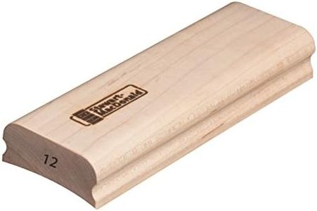 StewMac 8"-Long Wooden Radius Sanding Block, 12" Radius