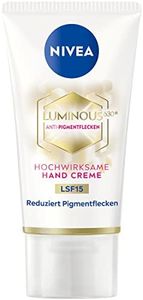 NIVEA Luminous 630 Hand Creme LSF15 (50 ml), Pflegecreme reduziert Pigmentflecken und beugt der Neuentstehung vor, hochwirksame Anti-Pigmentflecken Creme für die Hände