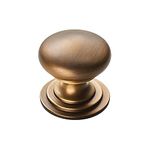 Carlisle Brass M47 M47BAB FTD Victorian KNOB 32MM, Antique Brass
