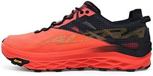 ALTRA Men's Mont Blanc Trail Running Shoe, Coral/Black, 12, Coral/Black, 12