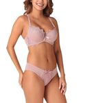 secret lives Padded Push up Bra Panty Lingerie Set for Women Cup Size B