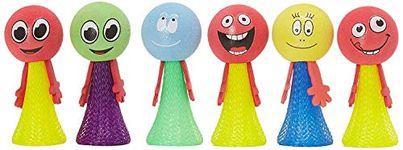 Royals Smiley Emoji Jump Toy (Pack of 30) | Jumping Elf | Kids Jumping Elf Toy | Birthday Party Favors and Return Gift for Kids |