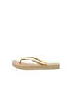 Havaianas, Women's, Slim Flatform, Flip Flop, Golden, 4.5/5 UK