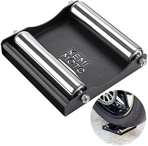 KEMIMOTO Motorcycle Wheel Cleaning Stand Portable Wheel Roller Stand Support Parking for Tire Cleaning Wheel
