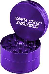 Santa Cruz Shredder Herb and Spice Grinder Made in USA (Large (2.7 Inch), Purple)
