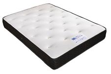 Backcare Support Spring Mattress with Memory Foam, Available In All UK Sizes-Double (4'6)