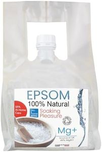 Bleu & Marine Bretania - Sels d'Epsom Magnésium Naturel 6kg | Bain de Pieds, Gommage Corporel, Masque Cheveux | Adoucit, Exfolie la Peau, Revitalise, 6kg