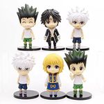 Kawaii Kart� | Hunter X Hunter Chibi Figures - Set of 6 | Hunter X Hunter Statue Toy Doll Anime Figures for Anime Lovers | Size - 10 cm