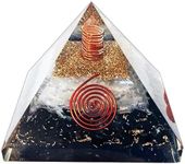 Shungite Orgone Pyramid Energy Generator - Selenite Crystals - Orgonite - Negative Energy Protection - Copper - Meditation Stones – Healing Energy Generator