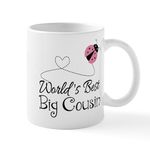 CafePress World's Best Big Cousin Mug 11 oz (325 ml) Ceramic Coffee Mug