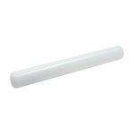 PME Non-Stick Polyethylene Rolling Pin 40 cm (16-Inches), White