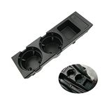 KASturboo E46 Cup Holder - Black Plastic CUP_HOLDER for BMW 3 SERIES [1998-2007]