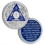 23 Years Sobriety Chips AA Coin Alcoholics Anonymous Medallion Sobriety Gifts for Men Women Recovery Chip Anniversary Token