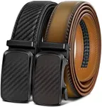 BULLIANT Men's Ratchet Belt 2 Pack-