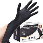 Schneider Nitrile Exam Gloves, Blac