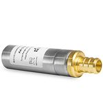 EFIELD MH-111-1 ,1/2-Inch Straight Pex Crimp Connection F1807 Stainless Steel Water Hammer Arrestor (Stainless Steel Arrester)