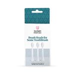 Spotlight Oral Care Sonic Toothbrush Replacement Heads | Gentle & Effective Electric Toothbrush Heads | Works with the Spotlight Oral Care Sonic Toothbrush | Includes 3 Replacements Heads