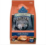 Blue Buffalo Wilderness Large Breed Adult Dry Dog Food Wholesome Grains Natural Ingredients Chicken