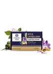 Ayouthveda Nuts & Saffron Luxury Castile Soap | CleanseTones & Rejuvenates Skin | Natural & Herbal Soap With Goodness Of SaffronAlmond & Olive Oil | Without Harmful Chemicals (Pack Of 1-110g)